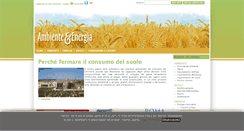 Desktop Screenshot of ambiente-energia.info
